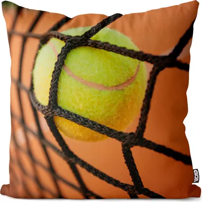 Produktbild von VOID Tennis Tennisball Netz Kissenbezug Kissenhülle Sofakissen Kissen Deko Outdoor-Kissen Dekokissen