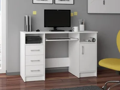 Image de Bureau d'ordinateur KARLION - blanc