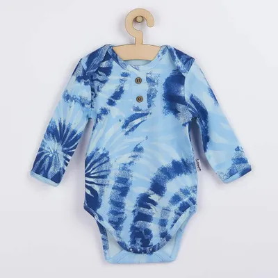 Produktbild von Baby Body mit langen Ärmeln Nicol Tomi blau, Gr. 68 (4-6m)