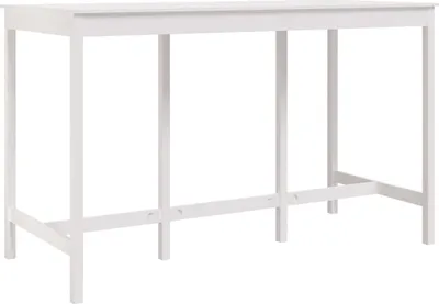 Obrázek produktu pro vidaXL Barový stůl bílý 180x80x110 cm Masivní borovicové dřevo