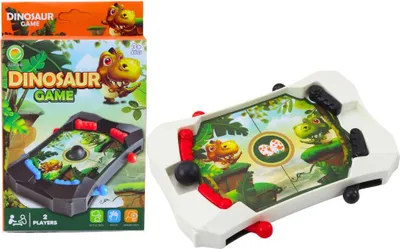 Produktbild von Mini-Geschicklichkeitsspiel „Weißer Dinosaurierball“ – Leantoys