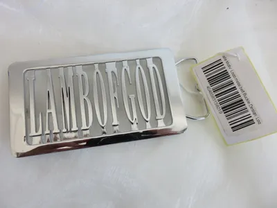 Produktbild von Lamb of God - Gürtelschnalle Logo - One Size