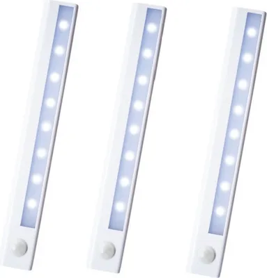Produktbild von INF LED Unterbauleuchte mit Bewegungssensor 3er-Pack Weiß