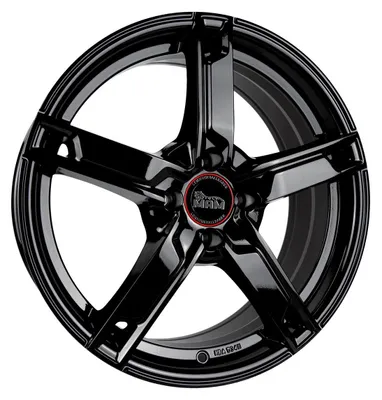 Produktbild von 15 Zoll Alufelge MAM WHEELS W4 15"x6.00" 4x108 PCD ET23 65.1mm Felge Schwarz