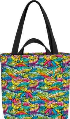 Produktbild von VOID Hawaii Regenbogen Farben Tasche 33x33x14cm,15l Einkaufs-Beutel Shopper Einkaufs-Tasche Bag