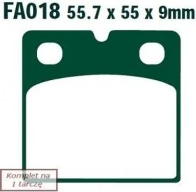 Produktbild von EBC Brakes FA018HH Bremsbeläge Satz Bremsklötze für MZ MOTORCYCLES ETZ für BMW MOTORCYCLES R 65