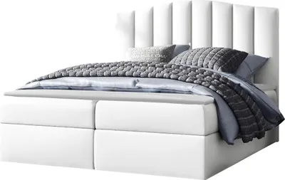 Produktbild von MIRJAN24 Boxspringbett Lindos, Ehebett mit zwei Bettkästen, Doppelbett, Stilvoll Schlafzimmer (Soft 017, Größe: 160x200 cm)
