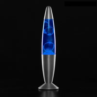 Produktbild von GKA Lavalampen blau Lava Lampe Tischlampe Tischleuchte