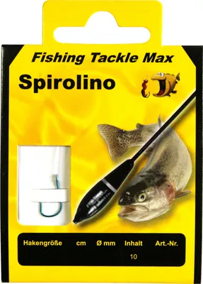 Produktbild von FTM gebundene Haken Spirolino 250cm - 10 Forellenhaken, Hakengröße/Schnurdurchmesser:Gr. 6 / 0.22 mm