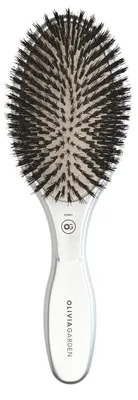Productafbeelding van Olivia Garden - Care Oval - Boar - Haarborstel - Silver