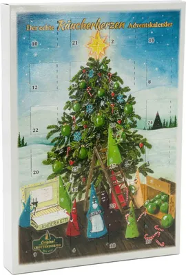 Produktbild von 2096 - Räucherkerzen-Adventskalender, 24 Stück