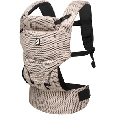 A baby carrier is shown against a white background.