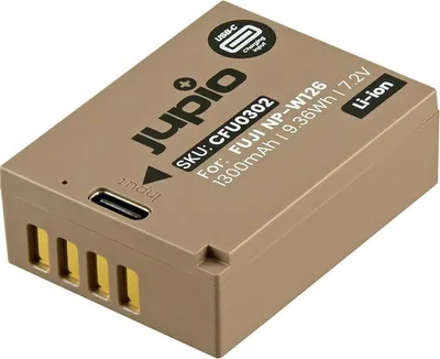 Immagine prodotto di Batteria JUPIO compatibile con Fujifilm NP-W126S Ultra USB-C