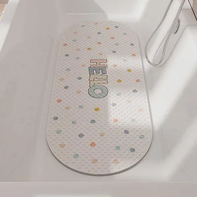 Obrázek produktu pro Koupelnová rohož z PVC, 40 × 100 cm, do koupelny a sprchy.