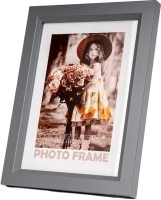Obrázek produktu pro Døevìný fotorámeèek Bevel 40x50 4 šedý