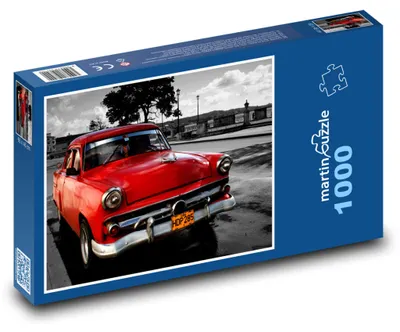 Obrázok produktu pre Puzzle 1000 Červené auto na ulici - martinpuzzle