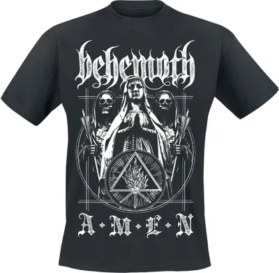 Produktbild von Behemoth T-Shirt Herren Amen schwarz Band-Merch, Bands 100% Baumwolle M