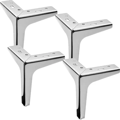 Produktbild von SOTECH Möbelfuß VICTOR 150 mm Chrom poliert – Möbelbein Stahl (4 Stück)