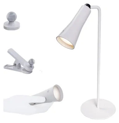 Zdjęcie produktu dla Activejet Lampka wielofunkcyjna AJE-IDA 4IN1, Biały, Metal, Plastik, Uniwersalne, Nowoczesny, Biały, IP20