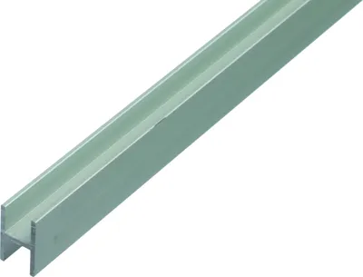 Produktbild von Alberts® H-Profil für Spanplatten, Alu, versch. Größen-2 m-22 x 30 mm