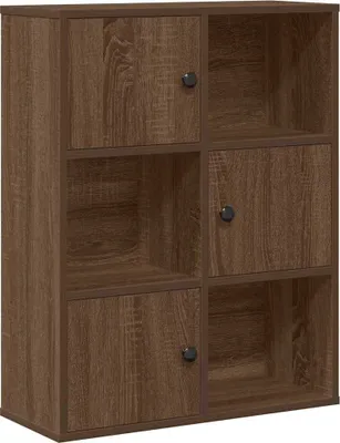 Obrázok produktu pre vidaXL Regál na knihy hnedý dubový vzhľad 60x24x76,5 cm materiál na báze dreva
