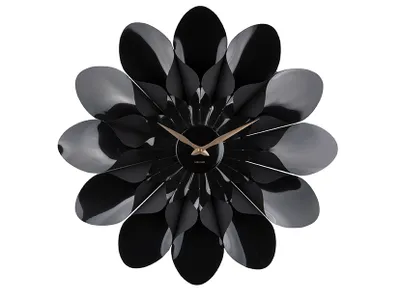 Obrázek produktu pro Karlsson - Nástěnné hodiny Flower - Black