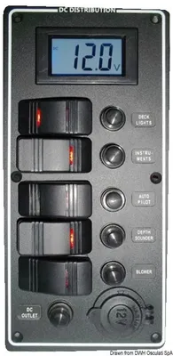 Immagine prodotto di Pannello di commutazione PCAL con voltmetro digitale 9/32 V , 1 pezzo