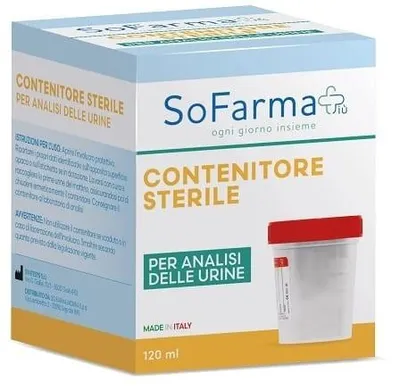 Immagine prodotto di Contenitore Urina In Polipropilene Da 120 Ml Sofarmapiu'