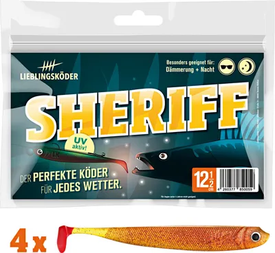 Produktbild von Lieblingsköder 12,5cm (4Stk) Sheriff