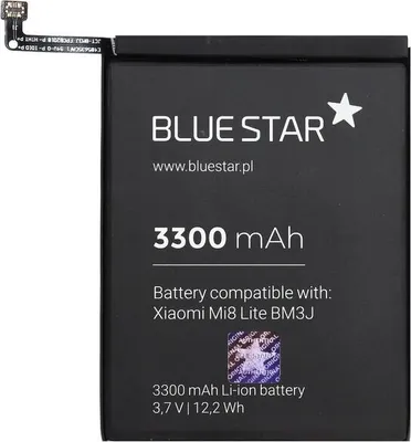 Produktbild von Bluestar Akku Ersatz kompatibel mit XIAOMI Mi8 LITE 3300mAh Li-lon Austausch Batterie Accu BM3J