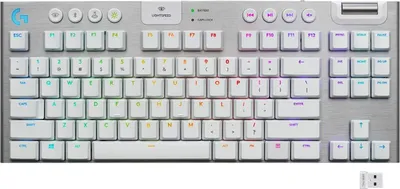 Produktbild von Logitech G915 Lightspeed Rgb Tkl Kabellose Mechanische Gaming-tastatur Silber Silber One Size