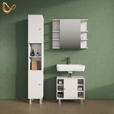Immagine prodotto di Mobile bagno alto Livinity Fucino Bianco 30 x 190 cm, Model 52471