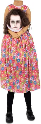 Image de Maman sans tête Fille Costume Rose 5-6 ans Rose 5-6 ans