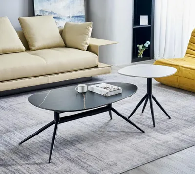 Obrázek produktu pro Sada 2x konferenčních stolků Konferenční stolek Odkládací stolek Designový stolek do obývacího pokoje