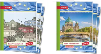Produktbild von Roth Vokabelhefte Klapp-up Universal / 12er Sortiment
