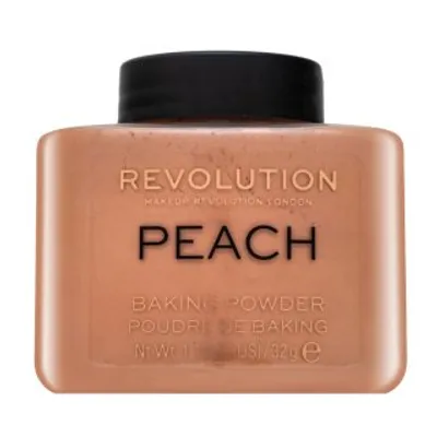 Obrázek produktu pro Makeup Revolution Baking Powder Peach Powder pro sjednocenou a rozjasnnou ple oblieje 32 g