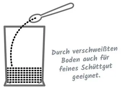 Produktbild von 100x Blockbodenbeutel hochtransparent 80 + 40 x 240mm mit verschweißtem Boden