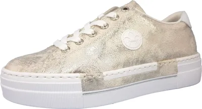 Zdjęcie produktu dla Rieker Aleria buty damskie sznurowane Sportive Sneaker Metallic, rozmiar buta:37 EU