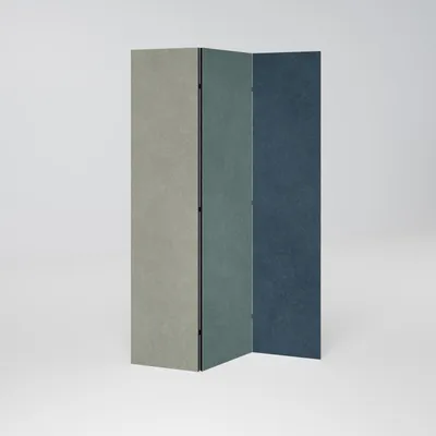 Produktbild von SpaceRebels Paravent Raumteiler - 3-teilig Raumtrenner, Druck 1-Seite - Raumtrenner - Trennwand Wohnung - Room Divider - Spanische Wand Deko Modern Sichtschutz