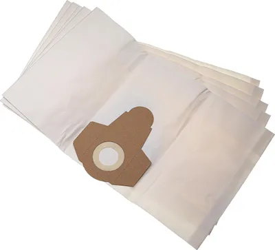 Produktbild von vhbw 5x Staubbeutel kompatibel mit Parkside PNTS 1300 D3, PNTS 1300 C3, PNTS 1300 B2 Staubsauger - 20 l Füllvolumen 31cm x 18,5cm Weiß
