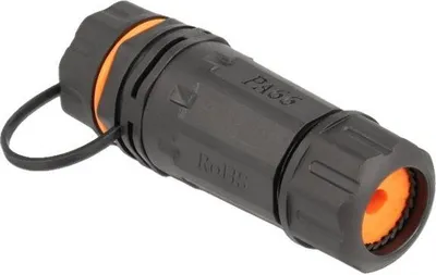 Obrázok produktu pre DeLOCK 86700, RJ-45/RJ-45, Čierna, Oranžová, Samica/Samica, Priamy, Plast, Cat6a