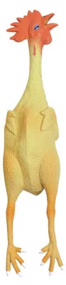 Image de Poulet en latex avec SQUEAKER Jouet pour chien 23 cm