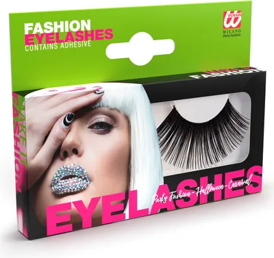 Produktbild von Künstliche Wimpern - Lang | Schwarz