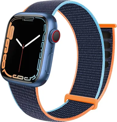 Produktbild von Strap-it Apple Watch Armband Nylon (Dunkelblau)