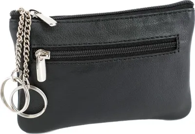 Produktbild von Alassio Schlüsseletui mittel Leder schwarz ca. 12,5 x 8,5 x 1 cm 42254