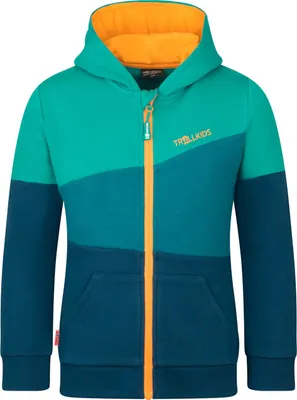 Produktbild von Trollkids Kinder Alesund Kapuzenjacke madeira blue 164