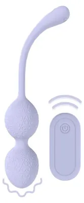 Zdjęcie produktu dla Loveline F1 Bead Kegel Duo z Pilotem Bezprzewodowym Lawenda