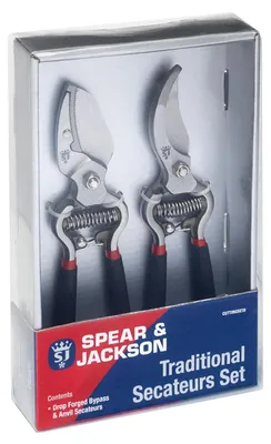 Produktbild von Spear & Jackson 2-teilige Gartenschere - Gartenschere - Gartenschere - Blumenschere - Heckenschere -