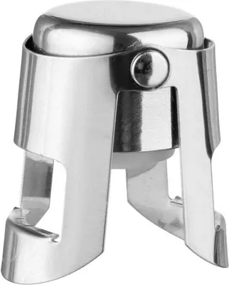 Immagine prodotto di Tappo ermetico Secret de Gourmet Cantinetta per vini Argento Acciaio inossidabile