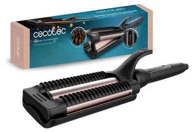 Produktbild von Cecotec RitualCare 1000 Summer Waves, Glätteisen, Warm, 160 °C, 200 °C, Schwarz, Hellrosa, Keramik